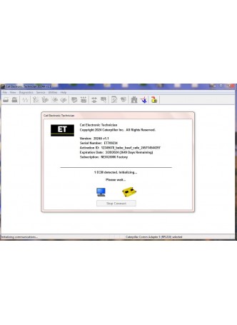  Caterpillar CAT ET 2025A Electronic Technician Diagnostic Software[03/2025] 